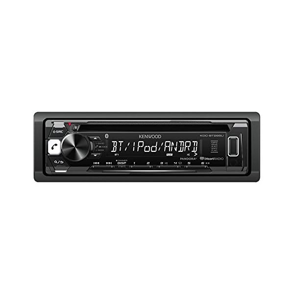 98-2013-Kenwood-Harley-Touring-Install-Adapter-Dash-Kit-FLHT-FLHTC-FLHX-CD-MP3-AMFM-Radio-Stereo-With-Bluetooth-Streming-Music-With-Steering-Wheel-Thumb-Control-Interface-Enrock-Antenna-Cover