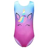 Leotard for Girls Gymnastics Sparkle Blue Purple