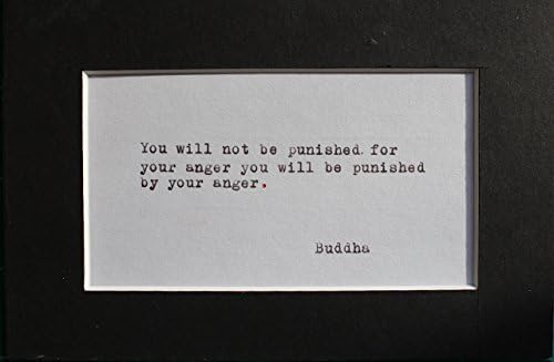Hand-typed 1917 Typewriter Buddah quote