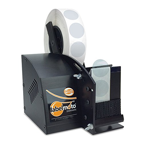 START International LD3500-UK High-Speed Electric Clear Label Dispenser, 57 mm W x 102 mm L, Black