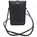 Womens Small Travel Phone Purse Luxury Matte PU Leather Crossbody Single Shoulder Bag Cellphone Pouch Wallet Case for iPhone X 8 7 6 Plus
