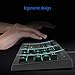 RGB 87 Keys Gaming Keyboard and Backlit Mouse Combo,BlueFinger USB Wired Rainbow Keyboard,Gaming Keyboard Set for PC Computer Game and Workthumb 3