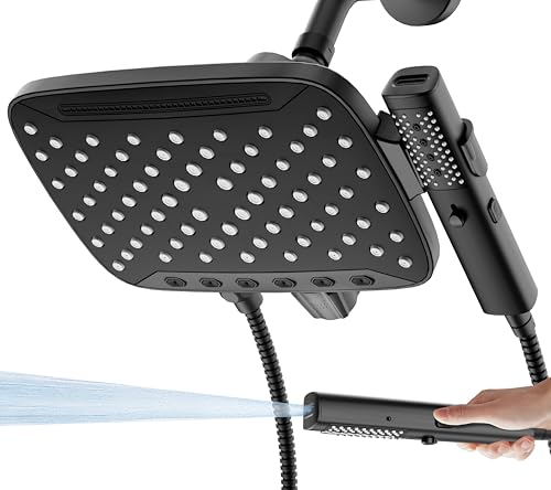 JDO High Pressure Rain Shower Head with Handheld