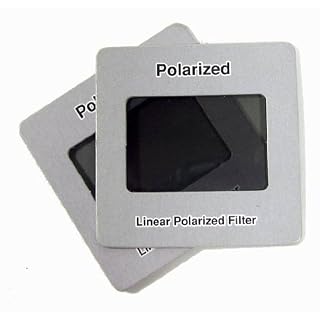 PKG (4) 2″ Square Linear Polarized Filter Slide has a 1-3/8” x 15/16” Window.