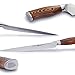TUO Chef Knife, 8 inch Sharp Kitchen Knife with Pakkawood Handle, High Carbon Steel, Professional for Chopping & Dicing, Gift Box - Fiery Phoenix Series