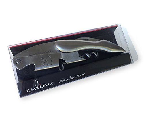 Culina Corkscrew, Stainless Steel Double Lever Waiter's Knife