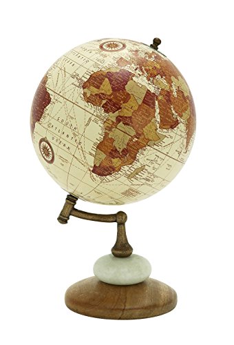 Deco 79 94451 Wood Metal Marble Globe, 8