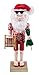 Clever Creations Vacationing Santa 14 Inch Traditional Wooden Nutcracker, Festive Christmas Décor for Shelves and Tables