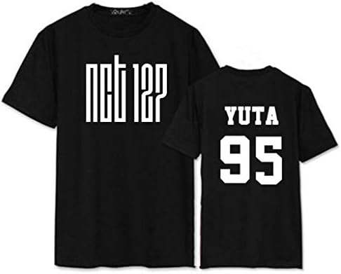Youngate Kpop NCT U Shirt Album T-Shirt Mark Tee Slim Fit Short Sleeve Shirt Top