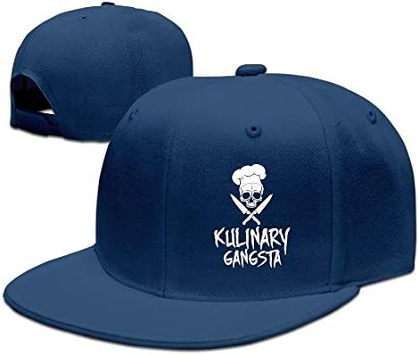 Wnocdmv Skull Chef Cooking Skull Snapback Hats For Men Funny Flat Bill Hats Fitted Hats For Men