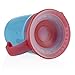 Nuby Plastic 1pk No Spill 2-Handle 360 Degree Wonder Cup - Colors May Vary, Red/Green/Pink/Aqua/Purple/Orange