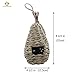 Kimdio Bird House,Winter Bird House for Outside Hanging,Grass Handwoven Bird Nest,Hummingbird House,Natural Bird Hut Outdoor,Birdhouse for Kids,Songbirds House