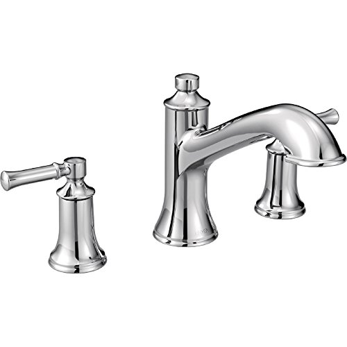 Moen T683 T683 Dartmoor Zweigriff Hohe Arc römischen Badewanne Wasserhahn, Chrom, 1