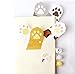 Carykon Cute Cat's Paw Shaped Sticky Notes Memo Pads, 10 Pads/Pack (5 Large & 5 Small), 30 Sheets/Pad (Cat's Paw)