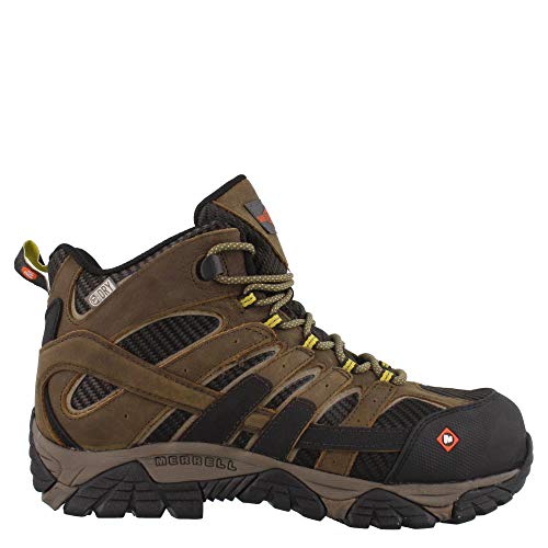 men's moab 2 vent waterproof comp toe work shoe