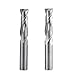 HQMaster 10 Pack 6mm End Mill Milling Cutter CNC Spiral Router Bits Tungsten Steel 22mm Flute Length, 45mm OAL, Upcut Cutting Tool for Acrylic PVC ABS Plywood Hardwood