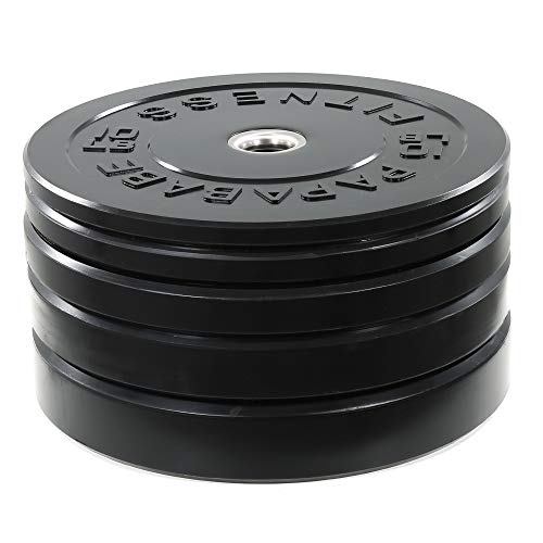 papababe Bumper Plates 2 inch Bumpers Olympic Weight Plate with Steel