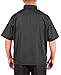 Black Lightweight Short Sleeve Chef Coat
