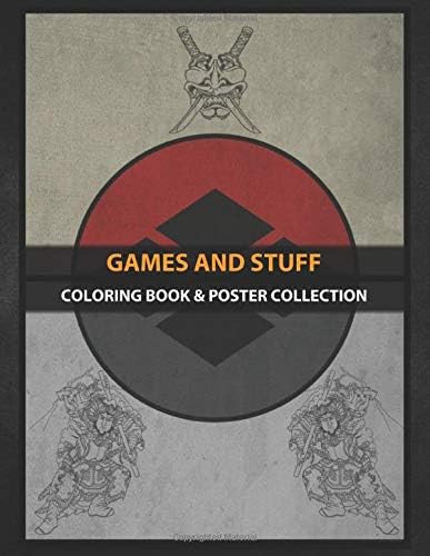 Coloring Book & Poster Collection: Games And Stuff Takeda Gaming