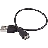 Kissmart Charger for Fitbit Charge HR Fitness Tracker (30cm/1ft) | Replacement Charging Cable Cord for Fitbit Charge HR Wristband