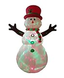 DreamOne 8.5 ft Christmas Inflatable Snowman with Flashing Lights for Christmas Decoration