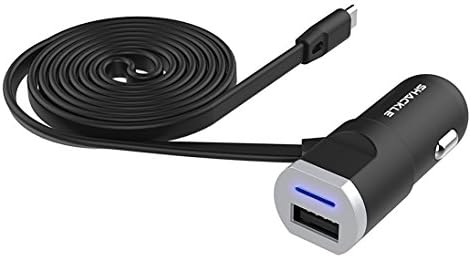 Micro USB Car Charger, Note 5 Car Charger, Shackle Dual USB Car Charger for Samsung Galaxy S6/S5/S4/S3, Galaxy Tab, Note 4/3/2, Google Nexus 7, iPhone/iPad/iPad Mini/iPad Air