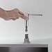 Fonveth Soap Dispenser, Contemporary Design Kitchen Sink Countertop Soap Dispenser, Built in Hand Soap Dispenser Pump Brushed Nickel