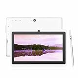 Yuntab 8GB Y88 7 inch Tablet Google Android 4.4 Quad-core Tablet PC HD 1024x600 Resolution Bluetooth with Dual Camera Google Play Pre-loaded External 3G Netflix, Skype, 3D Game Supported (White)