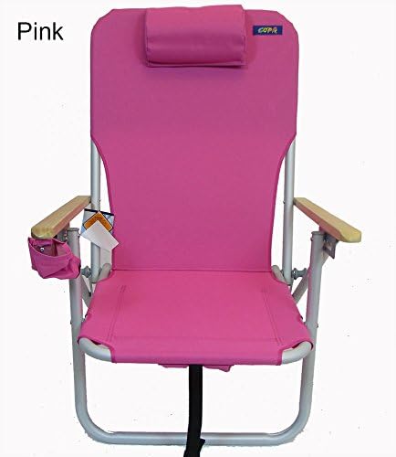 copa Beach & Camping Outdoor Chair Backpack 4 Position Ultra-Resistant Steel