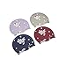 BALNEAIRE Silicone Long Hair Swim Cap for Women,Waterproof Hand Painted Flower Swimming Cap