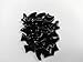 20 Piece Soft Designer Cat Nail Caps with Glue for Claws Fashion Tip Covers (Black, Medium)(Comes with Free How to Live Stress Free Ebook)