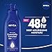 NIVEA Essentially Enriched Body Lotion - 48 Hour Moisture For Dry to Very Dry Skin - 16.9 fl. oz. Pump Bottle