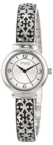 Caravelle by Bulova Women's 43L117 Silver-Tone Antiqued Bracelet Watch