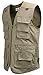 Mrignt Men's Oversize Pockets Travels Sports Vest(Outdoor Coat)(US XL (Asia 4XL),Khaki)