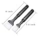 Hometeq 4 Pack - Silicone Pastry Brush Plastic Grip for Basting, Baking, Cooking Food Brush