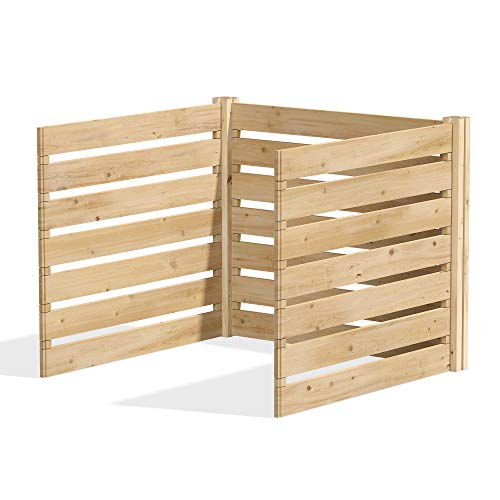 Greenes Fence RCCOMP36ADK Cedar Wood Composter Add-On Kit, 36" L x 36" W x 31" H / 173.92 gallons