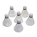 OUTERA [6-Pieces] LED Shuttlecock Badminton Birdies Set Badminton Glow in The Dark Shuttlecocks Lighting for Outdoor Fun for Your Family[1 Year Warranty]