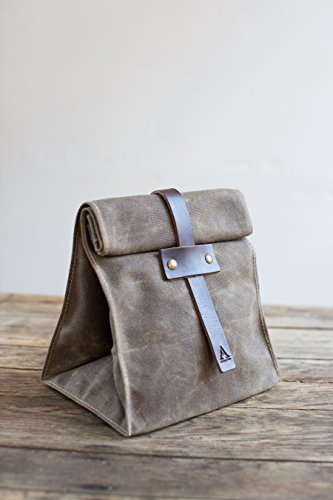 Waxed Canvas Lunch Tote