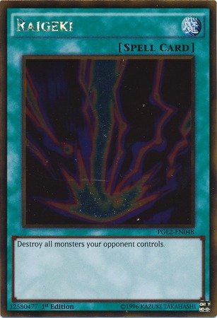 Yu-Gi-Oh! - Raigeki (PGL2-EN048) - Premium Gold: Return of the Bling - 1st Edition - Gold Rare