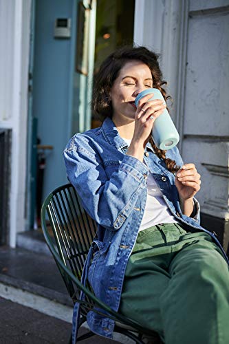 Mepal - Isolierbecher Ellipse - 4 Stunden heià & 8 Stunden kalt - Thermobecher für Unterwegs - Geeignet als Tee & Kaffeetasse zum Mitnehmen - Passt in alle Becherhalter - 375 ml - Nordic pink – Bild 6