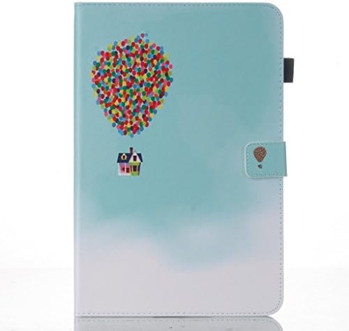 Galaxy Tab A 10.1 With S Pen Case,KingCool Colorful Ballons Design PU Leather Stand Wallet Protective Case Cover for Samsung Galaxy Tab A 10.1 with S pen P580 / P585 Tablet Only(Not fit for Tab A 10.1 T580/585)