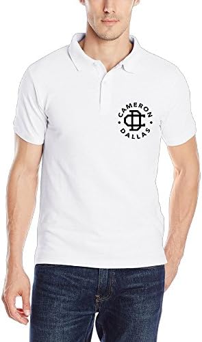 MEGGE Men's Cameron Dallas Logo New Design POLO Shirt