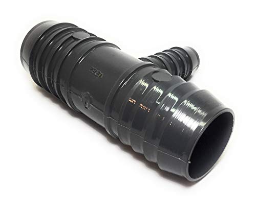 Spears 1401 Series PVC Tube Fitting, Tee, Schedule 40, Gray, 1-1/2" x 3/4" Barbed - Thumbnail 6