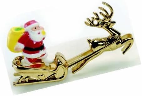Anniversary House Santa & Gold Sleigh Cake Topper Picks