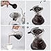 Secura Pour Over Coffee Dripper, 17 oz, Glass Coffeemaker with Stainless Steel Filter