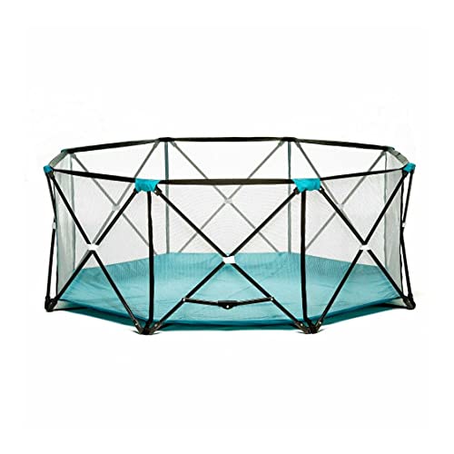 8 Panel Foldable Mesh Childrens Play YYard