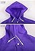 RenBa Portable Rain Poncho 2 Pack Adult Reusable Raincoat with Hoods and Sleeves ( Bule / Purple )