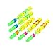 SkyGold Rocket Copters - The Amazing Slingshot LED Helicopters Hot Led Light Flying Small Arrows Flash Bamboo Dragonfly Flying Rocket（Three launchers, six rockets）