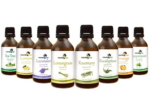 Lemongrass Oil 4 OZ by Morning Pep Large Bottle Pure and Natural Therapeutic Grade, Undiluted Unfiltered and with no fillers, Premium Quality Aromatherapy Lemongrass Essential Oil (118 ML)