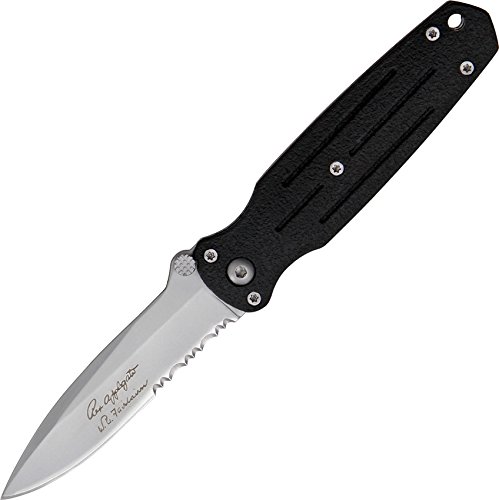 Gerber Mini Covert Knife, Serrated Edge, Stainless [46924]